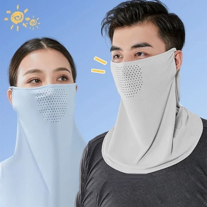 Men's Women's Ice Silk UV Prot - огляд і ціна Sports Mask Breathable