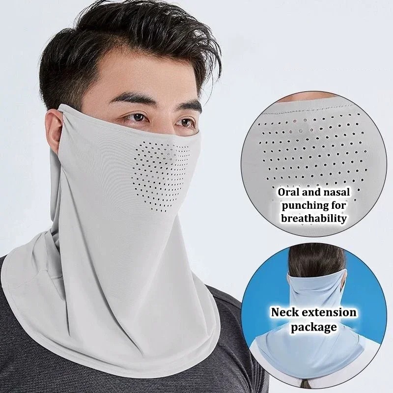 Men's Women's Ice Silk UV Prot - огляд і ціна Sports Mask Breathable