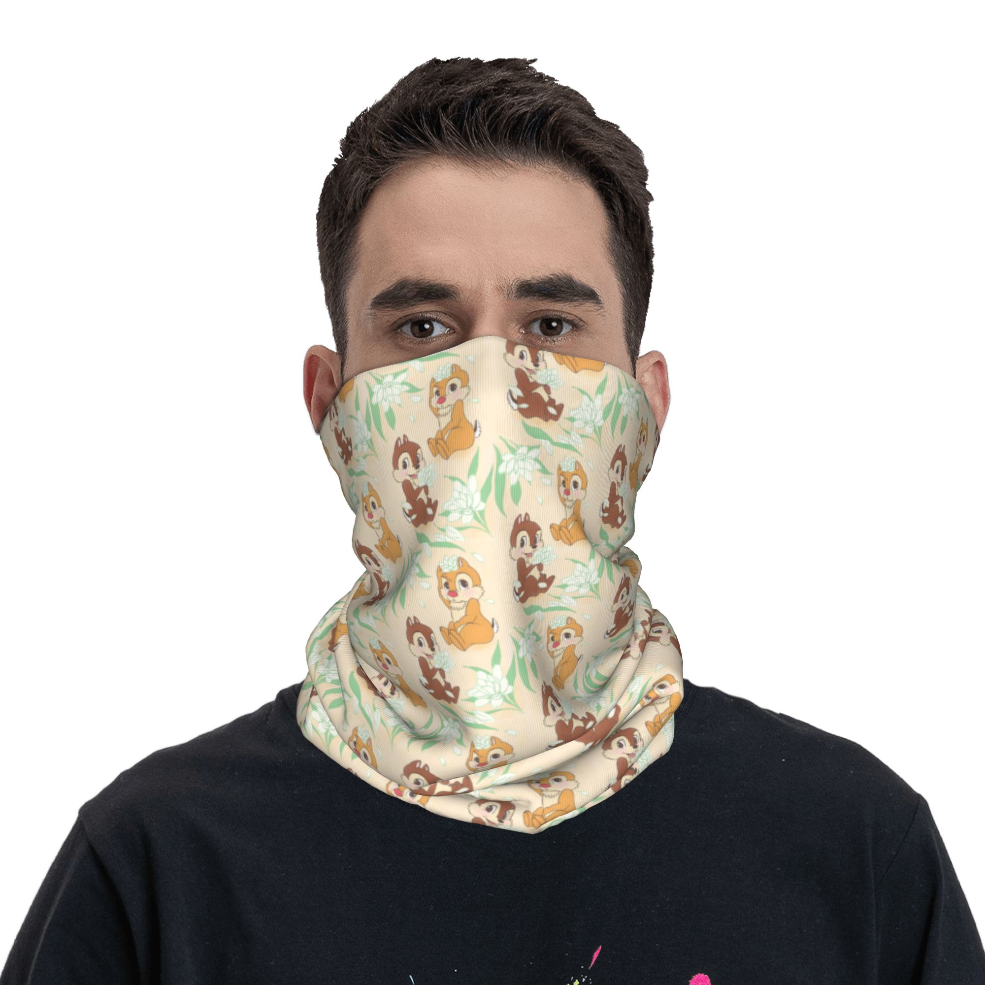 Custom Cute C-Chip And D-Dale  - огляд і ціна Neck Gaiter Face Cover